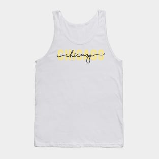 Chicago- Yellow Tank Top